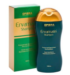 Ervamatin šampon 160ml, za negu kose, dubinski čisti vlasište i štiti od spoljašnjeg uticaja, dnevnog izlaganja suncu, UV zracima,  vetru i zagađenjima.