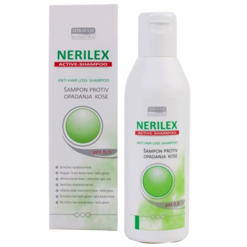NERILEX šampon za kosu je prijatnog mirisa, pH vrednost je optimalno prilagođena koži - šampon protiv opadanja kose