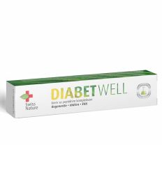 DiabetWell krem 40ml za oporavak i zaštitu kože stopala kod dijabetičara. Koristi se najmanje dva puta dnevno-nežno utrljati u tankom sloju na kožu stopala.