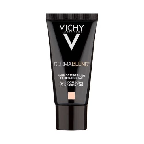 Vichy DERMABLEND tečni puder 15 za lepotu kože lica i za prikrivanje nepravilnosti na licu - neravnomeran ten, podočnjaci, crvenilo, ožiljci itd.