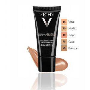 Vichy DERMABLEND tečni puder broj: 45 