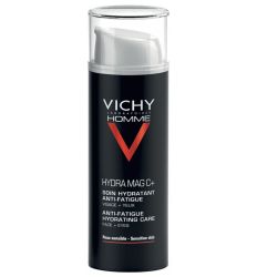 VICHY HOME HYDRA MAG C+ 50 ml, za negu lica, za normalnu i mešovitu kožu. Hidrantna krema protiv znakova umora za lice i područje oko očiju za muškarce.