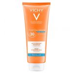 Vichy Capital Soleil SPF30,300 ml mleko za telo, za negu i zaštitu kože lica i tela od UV zraka. Za celu porodicu kožu štiti od opekotina i fotostarenja.