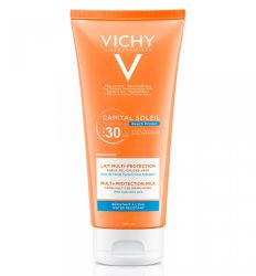 Vichy IDEAL SOLEIL Gel-mleko SPF 30 za mokru i suvu kožu 200 ml - krema za suncanje