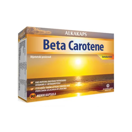 Alkakaps Beta Carotene za pripremu kože za sunčanje
