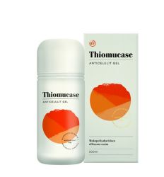Thiomucase gel sadrži enzim mukopolisaharidaze, koji sprečava pojavu i dalje vidljivu reakciju postojećeg celulita