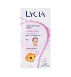 LYCIA DelicateTouch 10kom trake za depilaciju lica namenjene za osetljivu kožu. Titanijum-dioksid vosak odstranjuje dlake iz korena,a ulje nevena umiruje kožu.