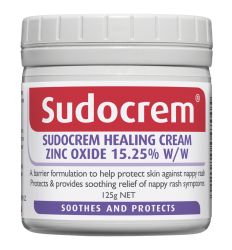 Sudocrem 125g za svakodnevnu negu zaštitu kože prekrivene pelenama izložene iritantnim materijama stolice i mokraće. Regeneracija iritacija kože i dermatitisa.