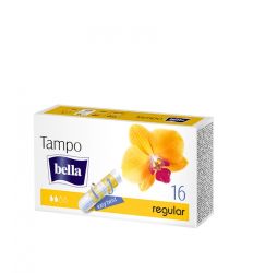 Tampon Bella Regular 16 kom, odlično rešenje za aktivne devojke. Regular veličina za normalne menstrualne cikluse.