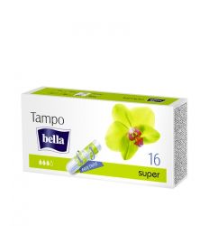 Tamponi Bella Super 16kom, odlično rešenje za aktivne devojke. Super veličina za obilnije menstrualne cikluse.
