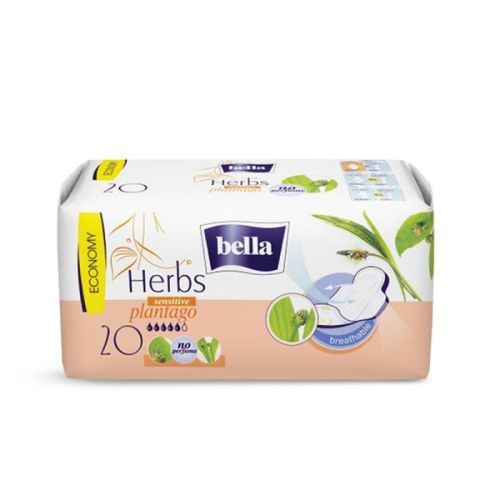 Ulošci Bella Herbs Sensitive u pakovanju od 20kom namenjeni za osetljivu kožu. Obogaćeni ekstraktom bokvice za antibakterijsko i antiinflamatorno dejstvo.