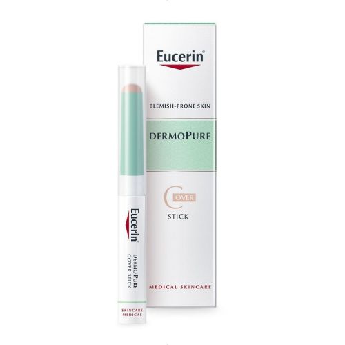 Eucerin DermoPURE Cover stick 2.5ml, za negu masne i problematične kože lica. Korektor koji sa salicilnom kiselinom prekriva i isušuje bubuljice i akne.