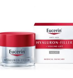 Eucerin Anti-age Hyaluron-filler+volume-lift NIGHT 50ml, za negu lica, noćna krema za sve tipove kože, namenjena je obnavljanju kontura kože lica.