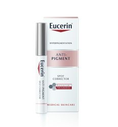 Eucerin Anti-pigment spot corrector 5ml, za negu kože lica je lagani gel sa aplikatorom koji olakšava precizno nanošenje na oblasti obuhvaćene hiperpigmentacijom