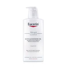 Eucerin AtopiControl ulje za tuširanje, u pakovanju od 400ml namenjeno je za svakodnevno tuširanje i kupanje suve kože i kože sa atopijskim dermatitisom.