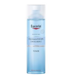 Eucerin DermatoCLEAN 200ml, tonik za negu i čišćenje namenjen osetljivu kožu lica. Detaljno uklanja nečistoće sa kože lica, vrata i dekoltea.