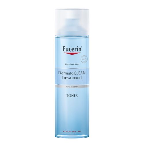 Eucerin DermatoCLEAN 200ml, tonik za negu i čišćenje namenjen osetljivu kožu lica. Detaljno uklanja nečistoće sa kože lica, vrata i dekoltea.