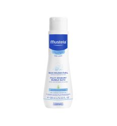 Mustela penušava kupka multi-sensory, u pakovanju od 200ml je idealna za čišćenje osetljive kože bebe. Nežno čisti kožu, Ne remeti osetljivu kožu.