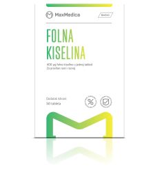 Folna kiselina 400mcg MaxMedica - protiv anemije