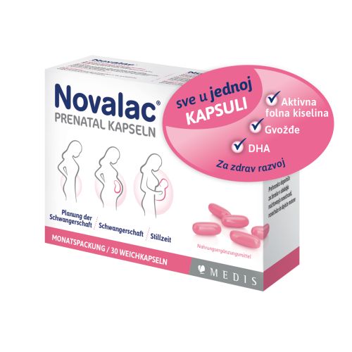Novalac prenatalne kapsule - folna kiselina