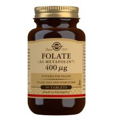 SOLGAR FOLAT 400 μg sadrži kalcijumov-L-metillfolat, biološki aktivan oblik folne kiseline brzo iskoristiv u telu