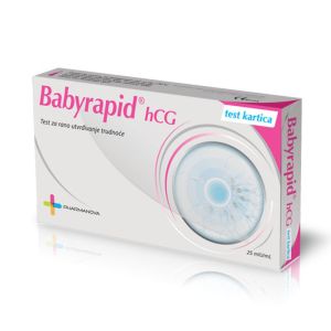 Test za trudnoću Babyrapid hCG kartica