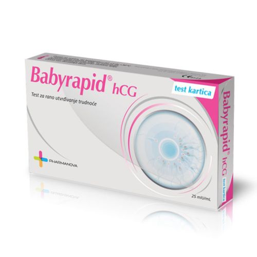 Test za trudnoću Babyrapid hCG pločica - test za kucnu upotrebu
