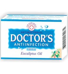DOCTOR`S Antiinfection sapun 100g za negu kože sa uljem eukaliptusa, namenjen za kožu sklonu infekcijama, masnu kožu, sklonu bubuljicama i aknama.
