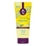 TETESEPT Hello Happiness 200ml gel za tuširanje sa đumbirom i limunom.Za negu tela, održava prirodnu vlažnost kože i daje joj osećaj mekoće.