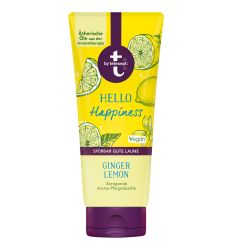 TETESEPT Hello Happiness 200ml gel za tuširanje sa đumbirom i limunom.Za negu tela, održava prirodnu vlažnost kože i daje joj osećaj mekoće.