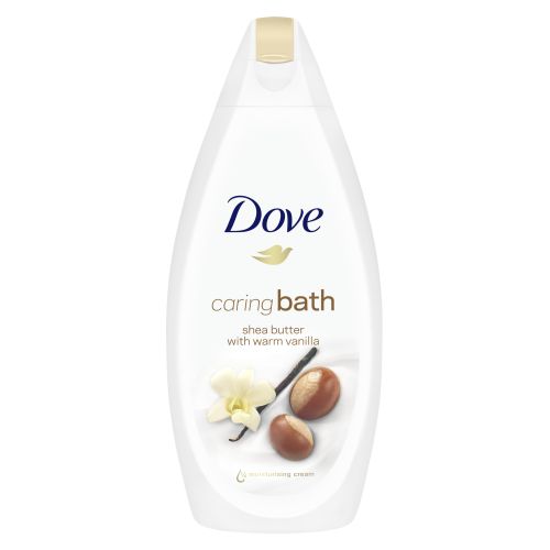 Dove CaringBath 700ml kupka za telo sa shea puterom i toplom vanilom neguje i obavija vašu kožu tela mekoćom uz prijatan, osvežavajući osećaj.