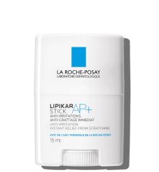 La Roche-Posay Lipikar Stick AP+ 15ml, za negu lica i tela, namenjen protiv iritacija i koži sklonoj dermatitisu. Mogu je koristiti i odrasli, deca i bebe.