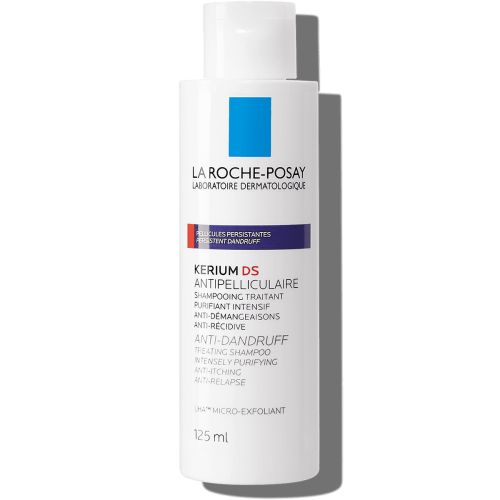 La Roche-Posay Kerium DS šampon 125ml za negu kose, dubinski čisti i otklanja tvrdokornu perut. Sa vitaminom PP dubinski otklanja svrab.
