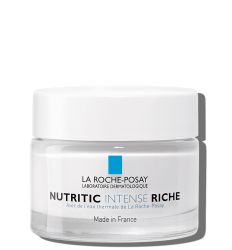 La Roche-Posay Nutritc Intense Riche 50 ml, za negu lica, za veoma suvu i osetljivu kožu. Intenzivno obnavlja gornje slojeve epidermisa. Štiti i umiruje kožu.