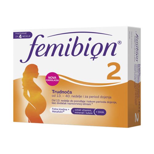 Femibion 2 (28 tableta + 28 kapsula) - vitamini za trudnice