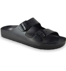 GRUBIN muške papuče KAIRO LIGHT crna izrađene po jedinstvenom EVA materijalu, koji je vodootporan, ultra lak i jednostavan za održavanje.