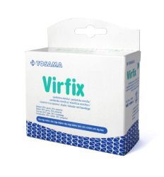 Virfix je elastična sanitetska mreža u obliku cevi i namenjena za pričvršćivanje kompresa na rane na različitim delovima tela - obrada pupka kod bebe