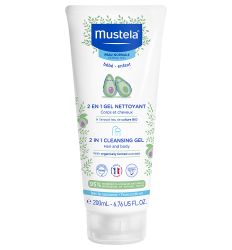 Posebno formuliran za bebe i decu, Mustela šampon za pranje kose i tela 2u1, u pakovanju od 200ml, je idealan za svakodnevnu higijenu bebe u vreme kupanja