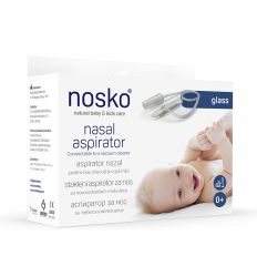 Nosko nazalni asporator je aparat namenjen za čišćenje nosića kod dece uz pomoć usisivača - aspirator za nosic za bebe. Izrađen je od stakla.