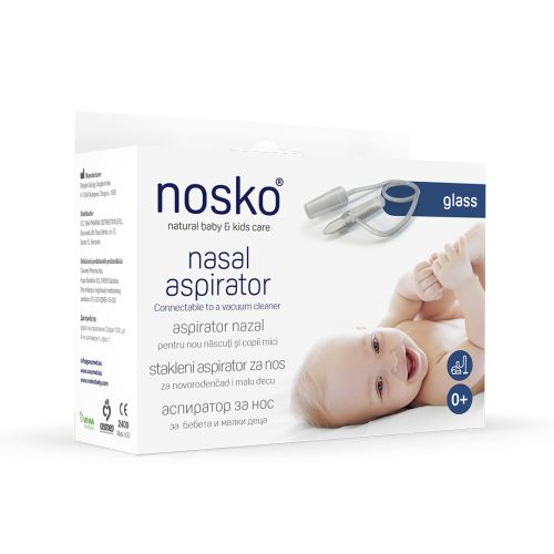 Nosko nazalni asporator je aparat namenjen za čišćenje nosića kod dece uz pomoć usisivača - aspirator za nosic za bebe. Izrađen je od stakla.