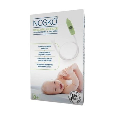 Nosko aspirator za bebe - čišćenje bebinog nosića vrlo jednostavno. Čisćenje nosa sa aspiracijom ustima.