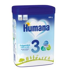 Humana 3 je prelazna mlečna formula, nutritivno prilagođena povećanim potrebama beba starijih od 10 meseci