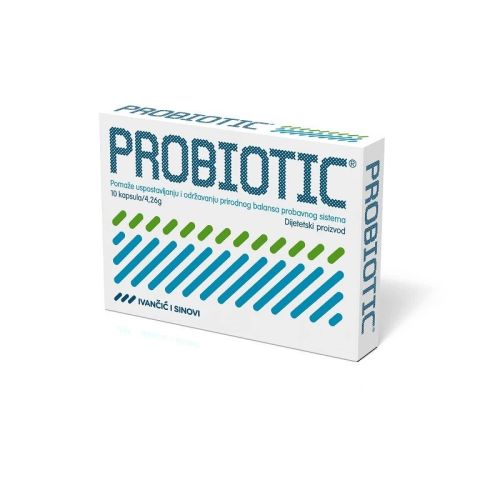 Probiotic Ivančić i sinovi 10 komada može se koristiti kada postoji rizik ili je već došlo do narušavanja crevne flore. 