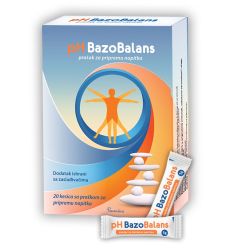pH Bazo Balans 20x5gr - dodatak ishrani, preparat za pesak i kamen u bubregu kao i za zglobove mišiće i kosti