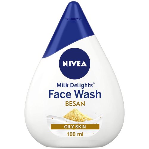 NIVEA krem za pranje lica, za masnu kožu, Milk Delights Besan 100 ml