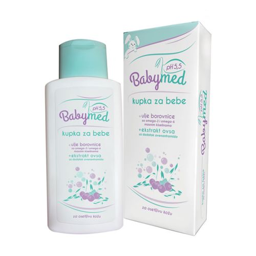 BabyMed kupka za bebe,200ml, je idealna za kožu sklonu ekcemima i atopijskom dermatitisu