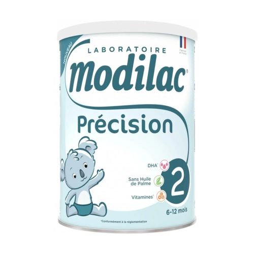 Modilac Précision 2 adaptirano mleko za bebe, od 6 do 12 meseci, je mlečna formula BEZ GLUTENA, specifično da zadovolji nutritivne potrebe odojčadi.