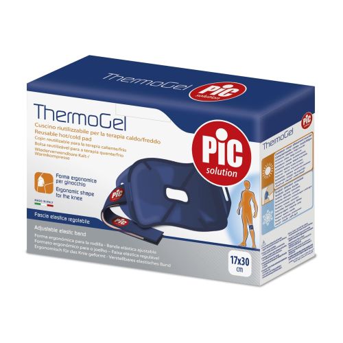 Za hladni ili topli tretman, Pic Termogel za koleno 17x30cm, gel jastuk, je namenjen za ublažavanje bolova i povreda kolena. 