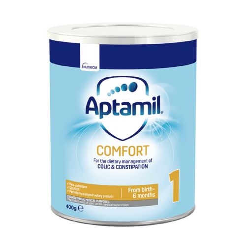 Aptamil Comfort 1 je specijalna mlečna formula protiv kolika, blagog zatvora i regurgitacije.