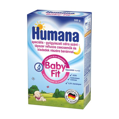 Humana Baby Fit, 500gr, namenjeno za odojčad od rođenja sa povećanim nagonom za vraćanje želudačnog sadržaja.